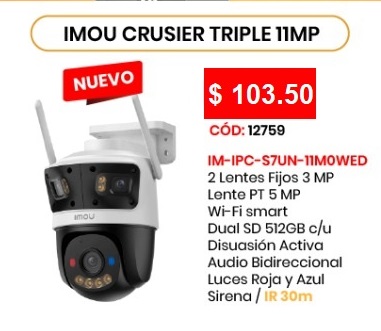 Imou Cruiser Triple 11MP